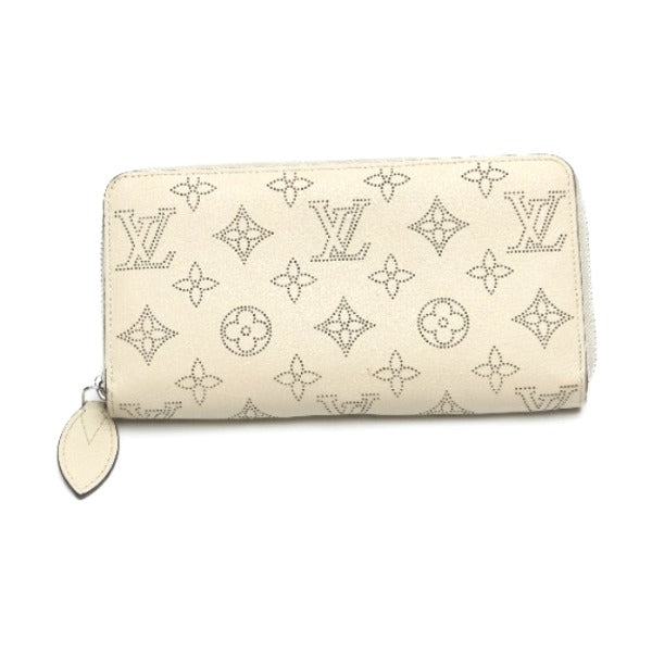 LOUIS VUITTON Long Wallet Purse âl61868 Monogram Mahina Magnolia Zip Around Monogram Mahina Zippy wallet Women