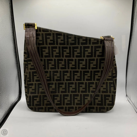 Crossbody Luxury Designer By Fendi, Size: Large