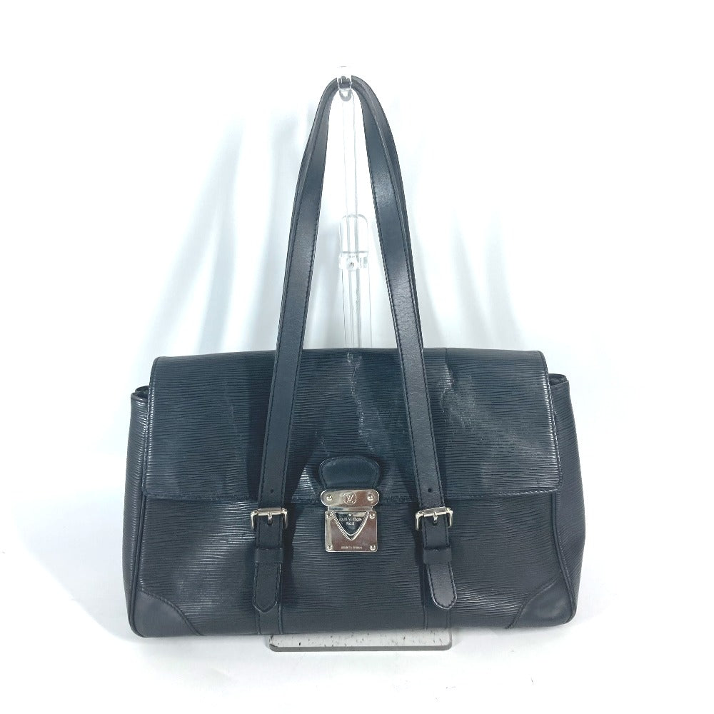 LOUIS VUITTON Shoulder Bag Epi Leather black Epi Segur MM Women