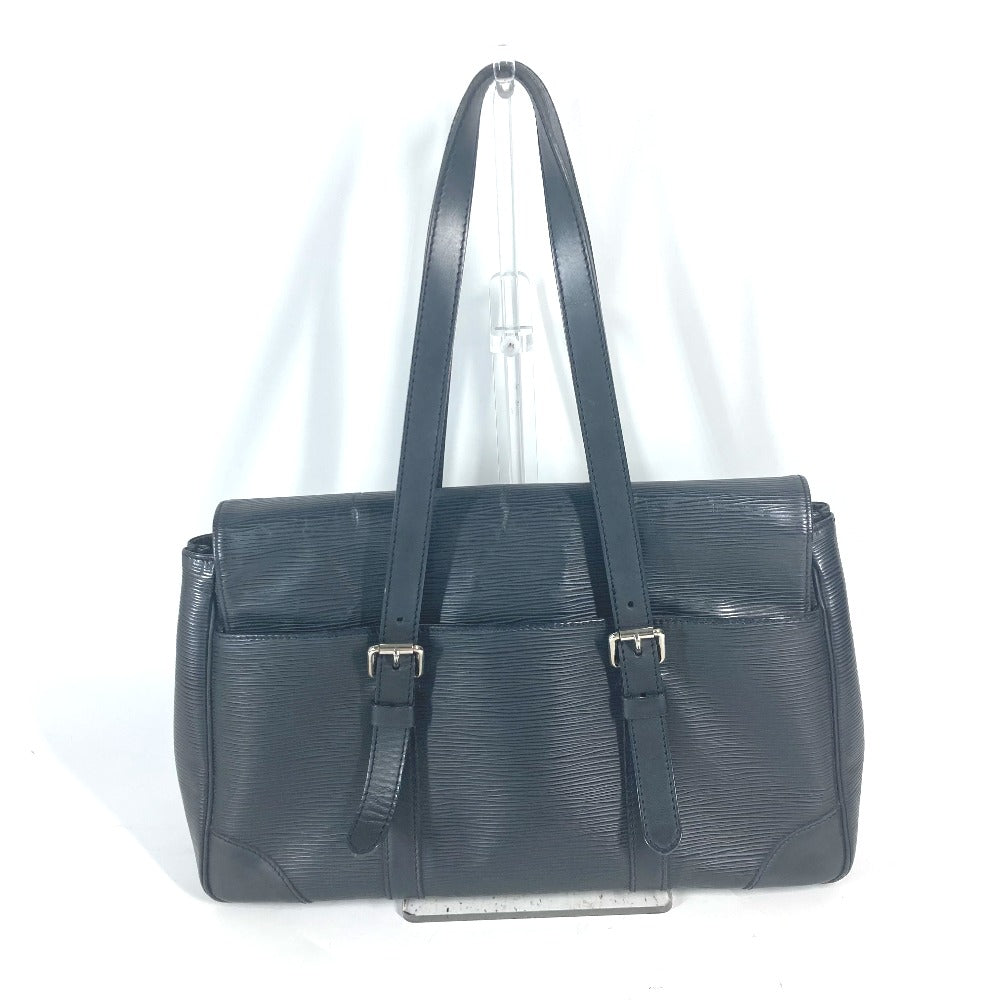 LOUIS VUITTON Shoulder Bag Epi Leather black Epi Segur MM Women