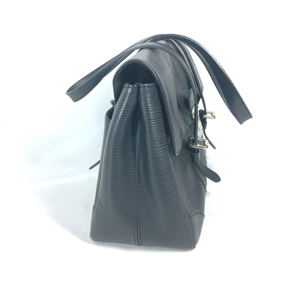 LOUIS VUITTON Shoulder Bag Epi Leather black Epi Segur MM Women