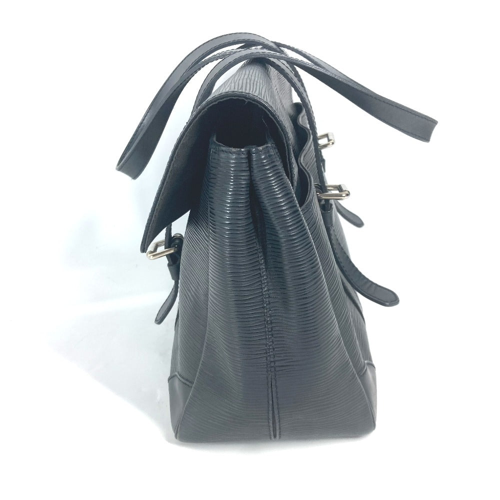 LOUIS VUITTON Shoulder Bag Epi Leather black Epi Segur MM Women
