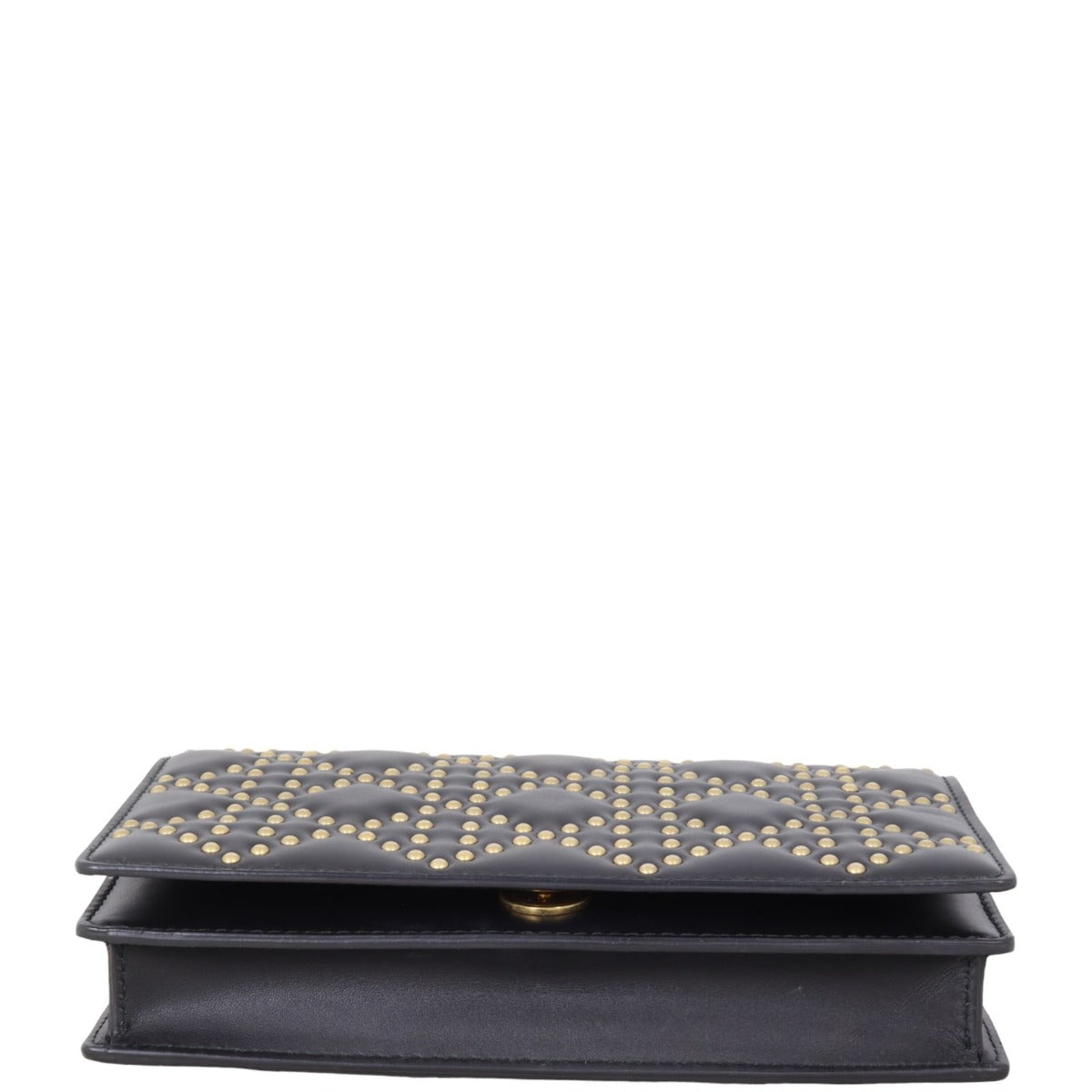 Dior Lady Dior Studded Wallet on Chain