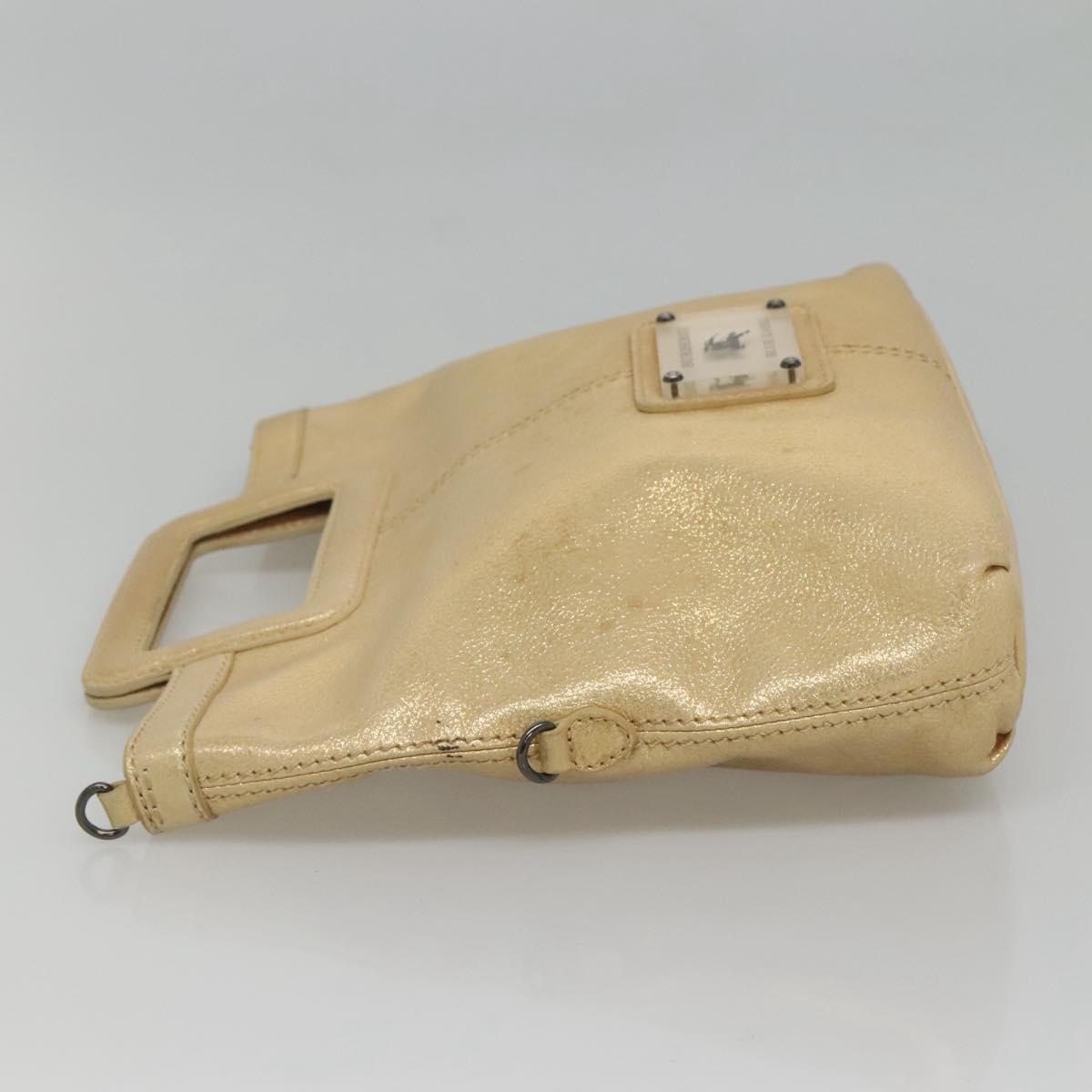 Burberry Blue Label Gold Leather Handbag ( )