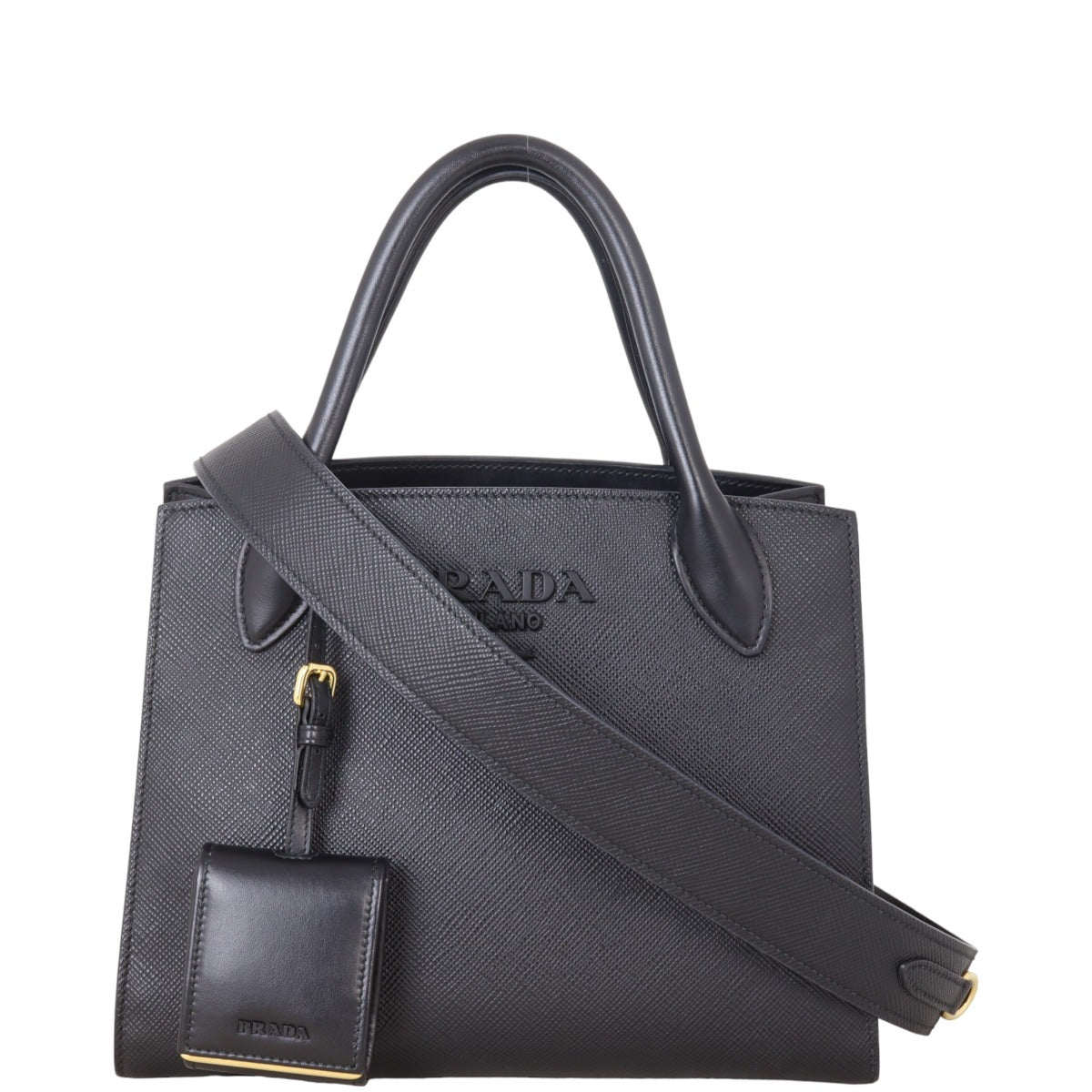 Prada Saffiano Cuir Monochrome Small Bag