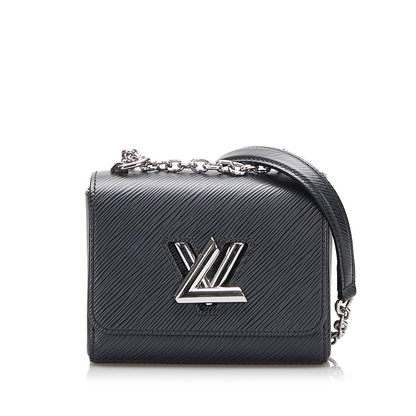 LOUIS VUITTON Epi Twist MM Black Handbag