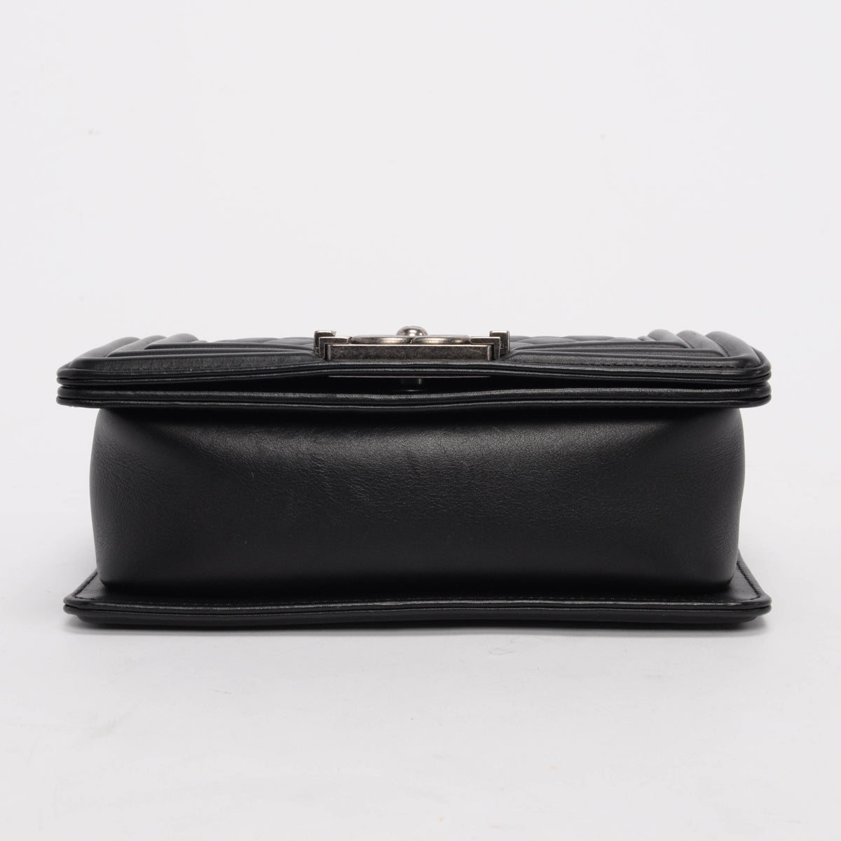 Chanel Black Quilted Lambskin Small Boy Bag
