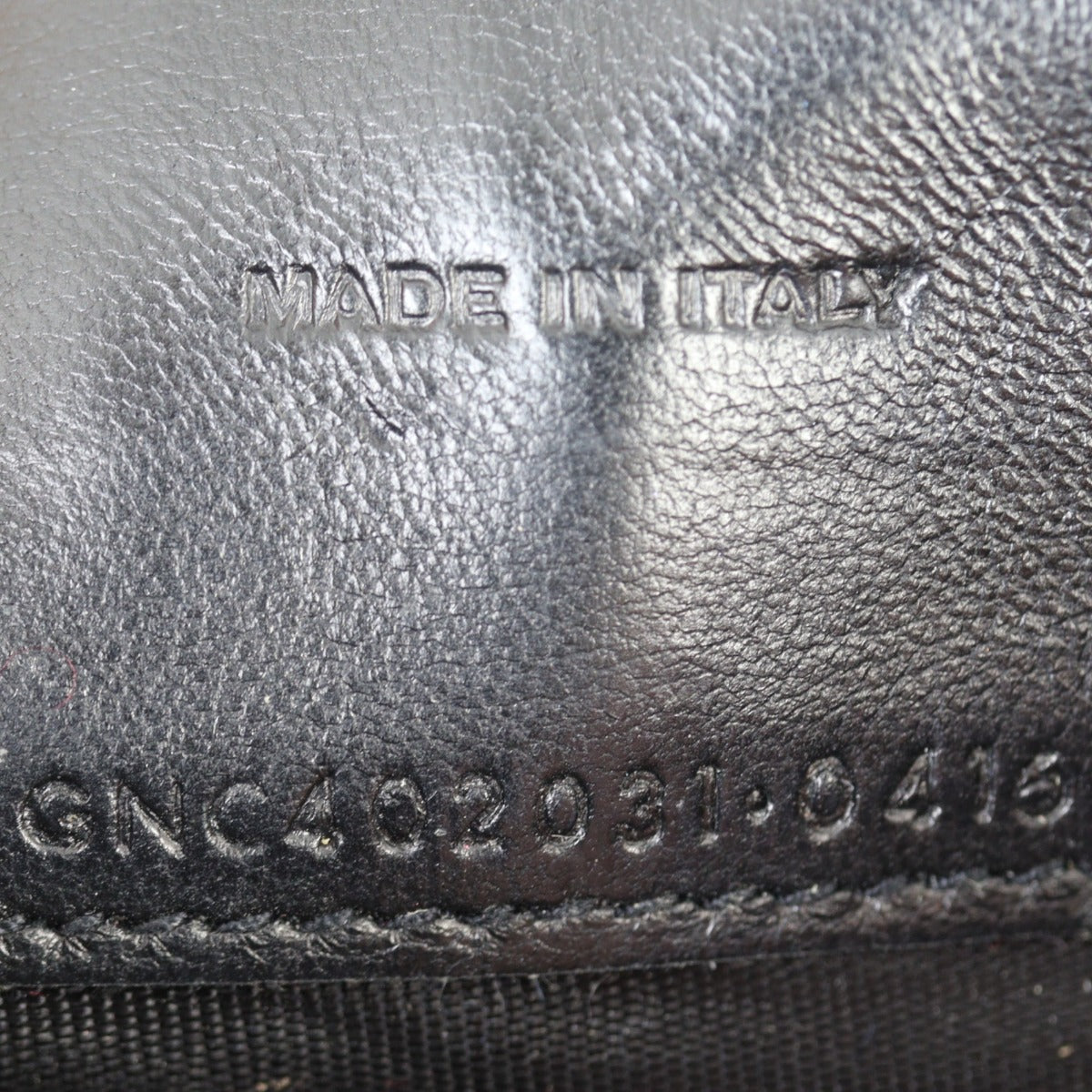 Saint Laurent Monogram Envelope Chain Wallet Croc-embossed