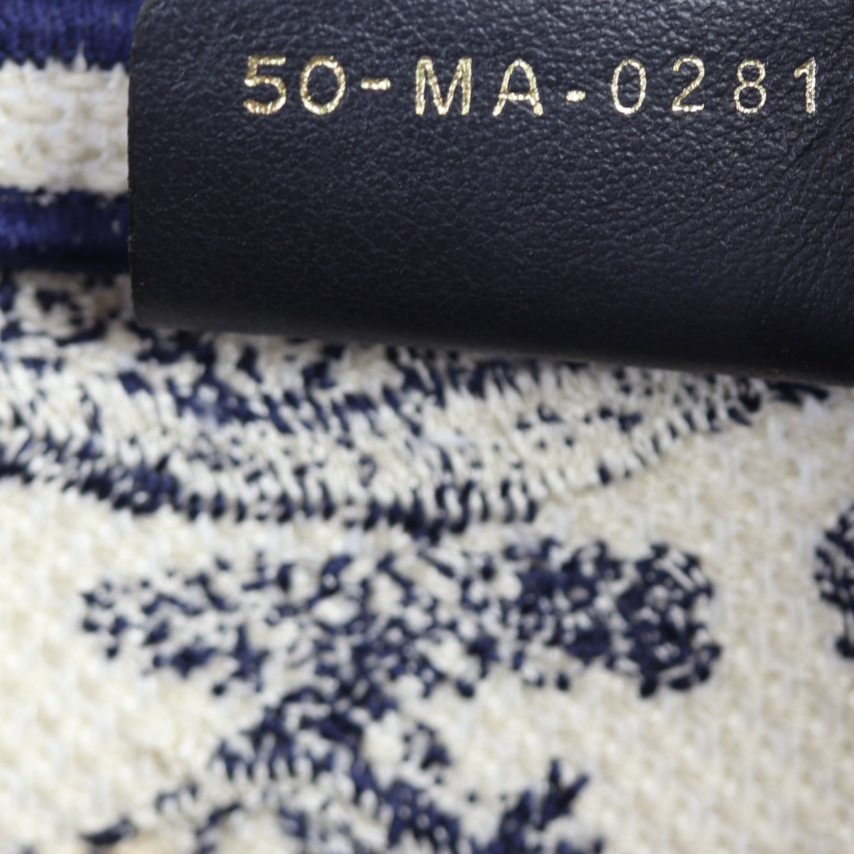 Dior Saddle Bag Toile de Jouy Reverse