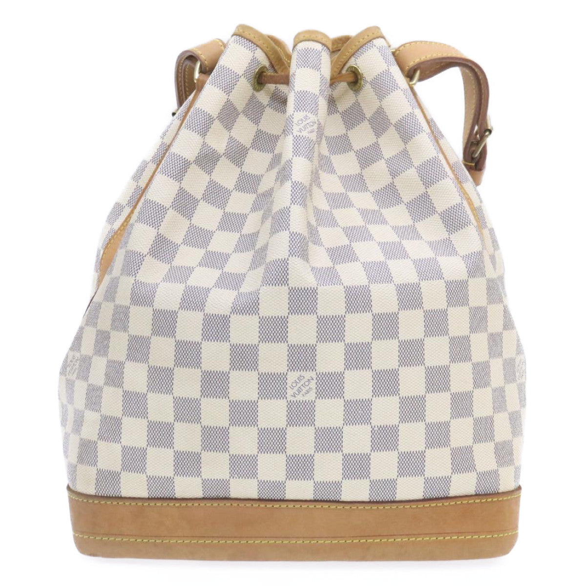 LOUIS VUITTON Damier Azur Noe Shoulder Bag N42222 LV Auth 19982