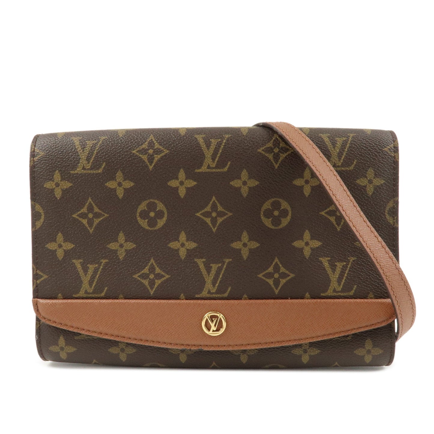 Louis Vuitton Monogram Bordeaux 24 Shoulder Bag Hand Bag M51798
