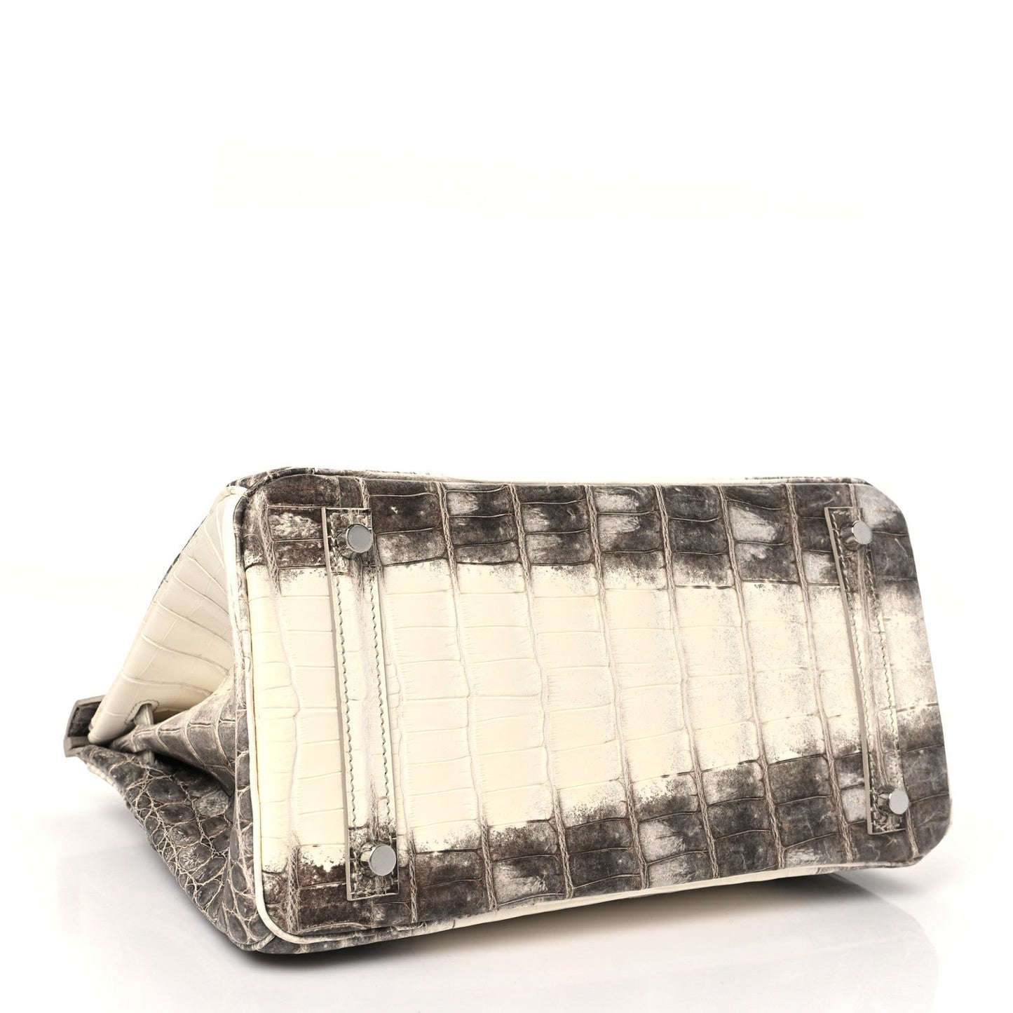 Hermes Matte Niloticus Crocodile Himalaya Birkin 30 Blanc