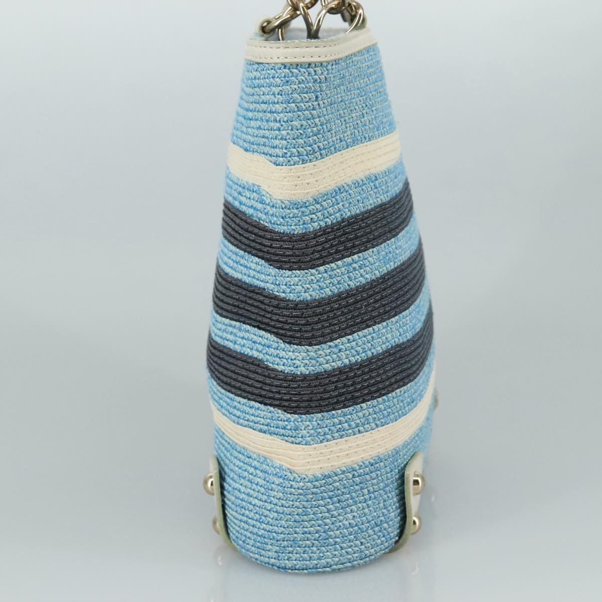 Burberry Blue Wicker Shoulder Bag ( )