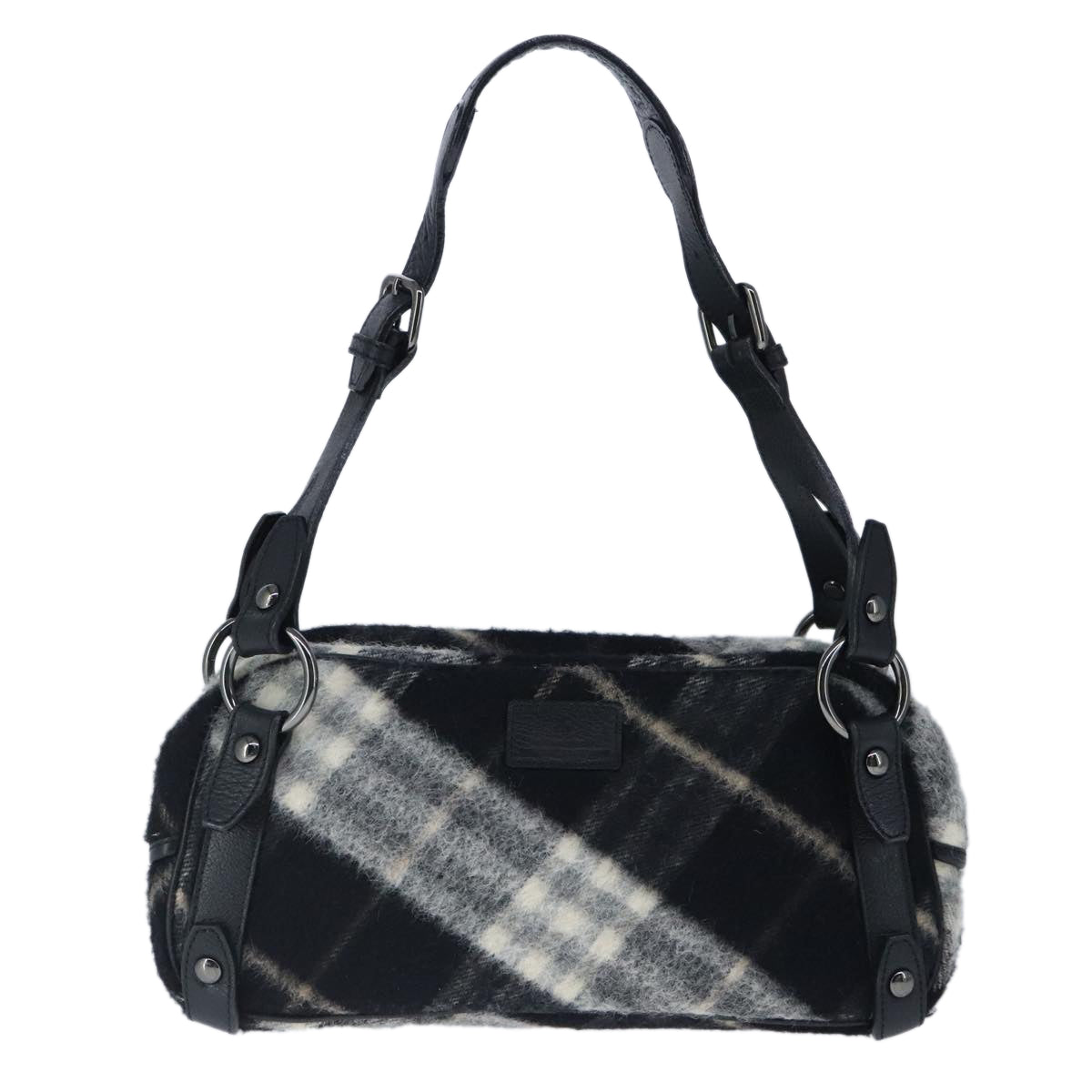 Burberry Blue Label Black Wool Shoulder Bag ( )