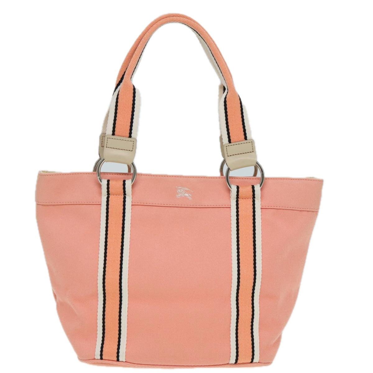 Burberry Blue Label Pink Canvas Tote Bag ( )