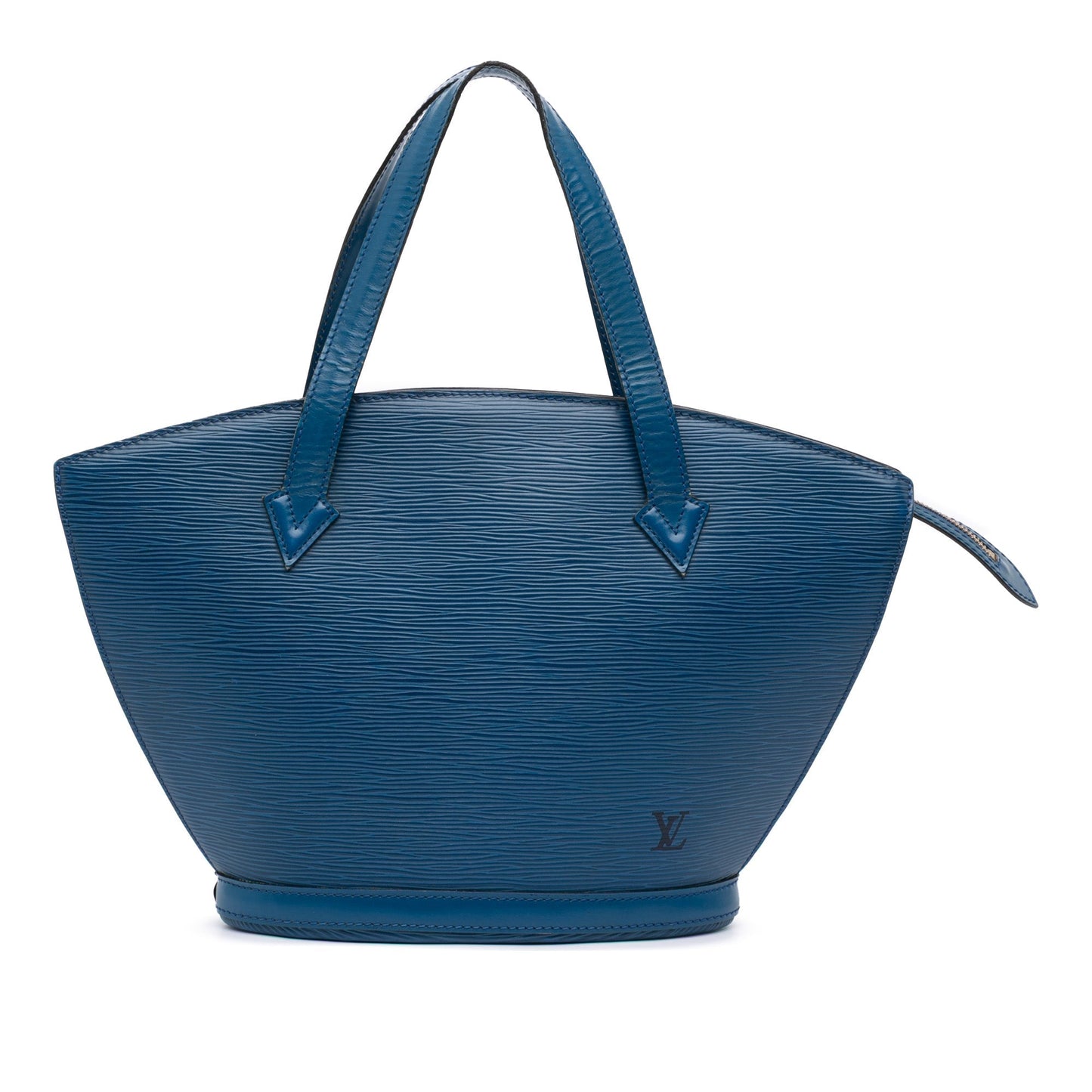 Blue Louis Vuitton Epi Saint Jacques PM Short Strap Handbag