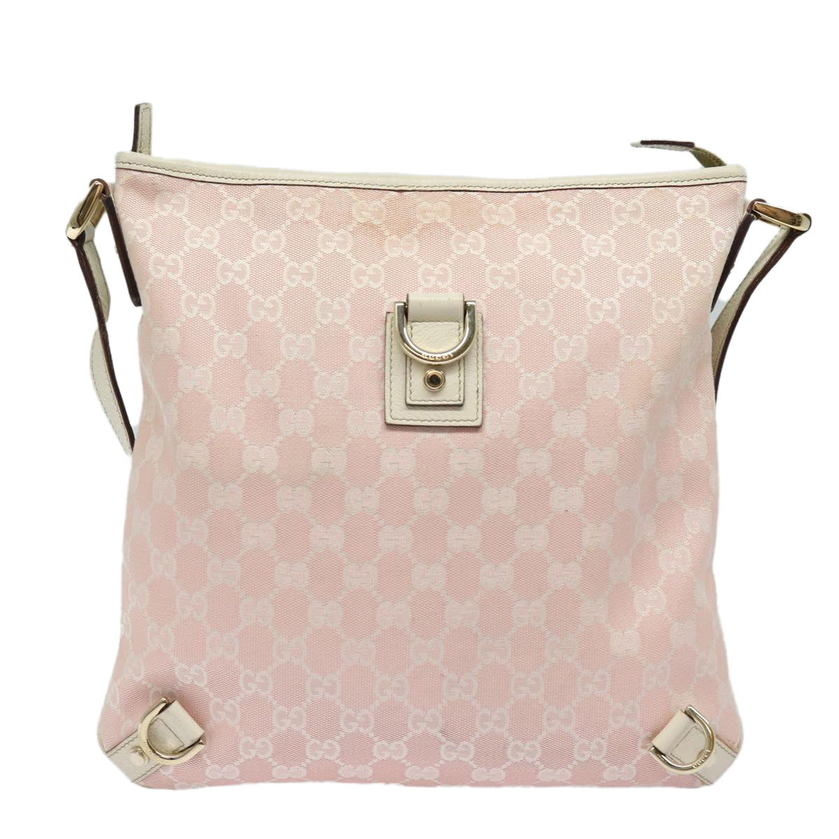 Gucci Lou Canvas Shoulder Bag