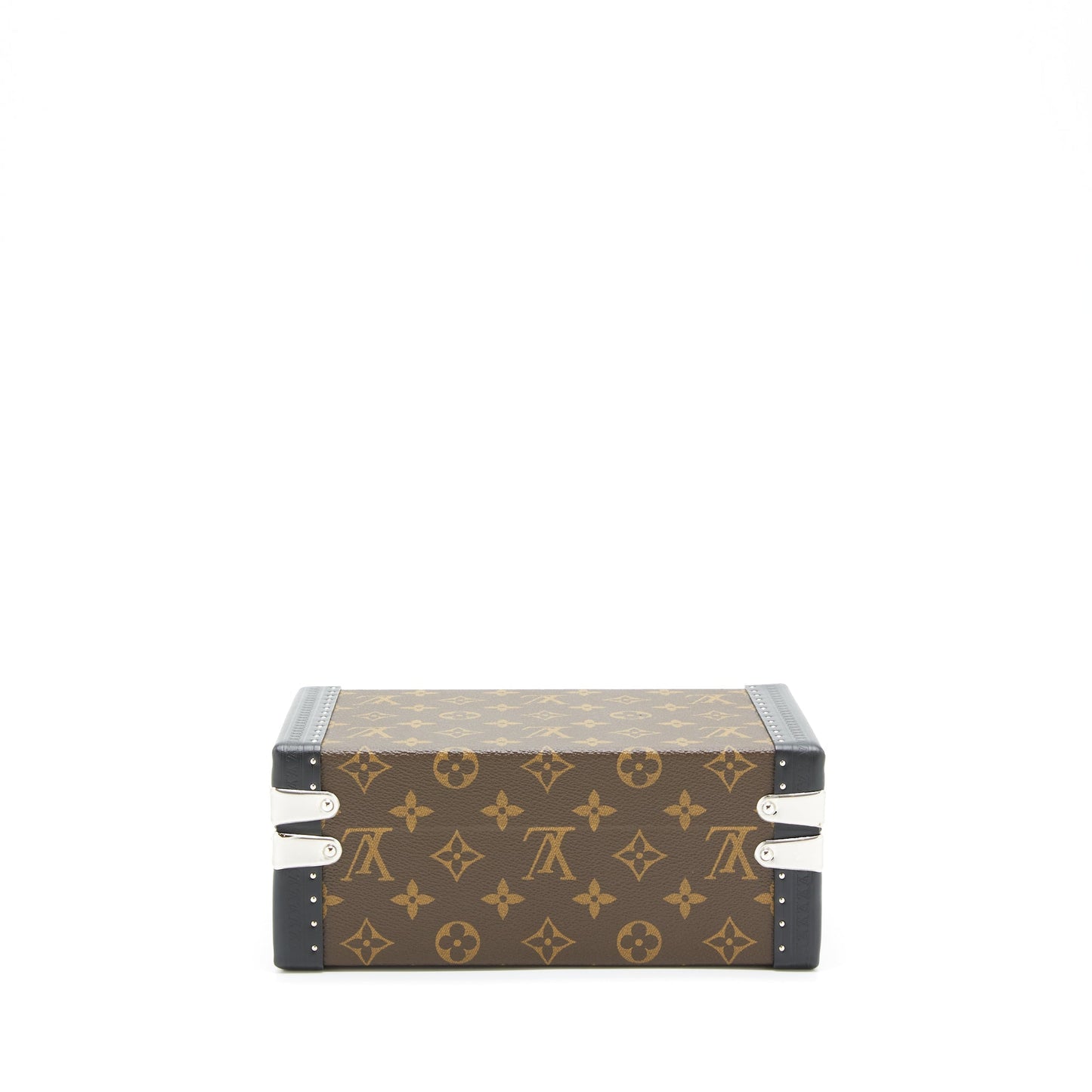 Louis Vuitton cufflinks Trunk box monogram canvas
