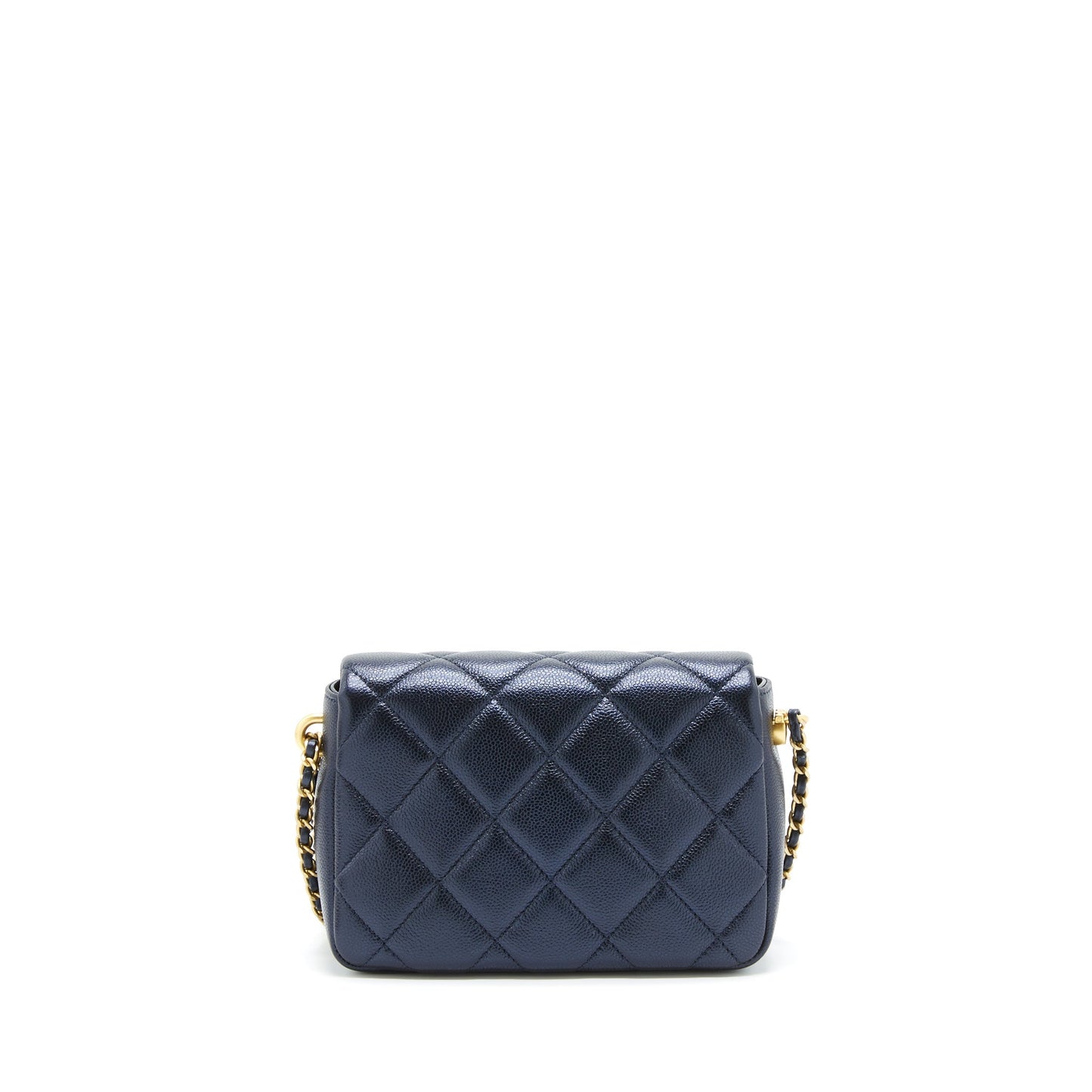 Chanel 21k My Perfect Mini Flap Bag Caviar Black
