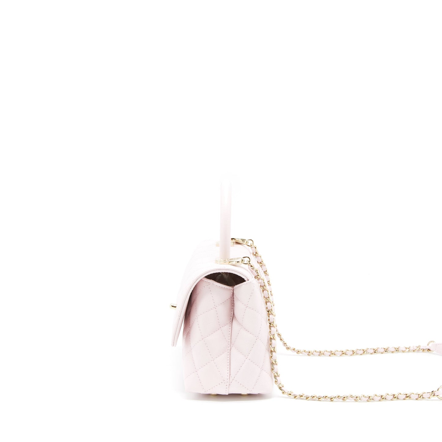 Chanel Small Coco Handle Caviar Light Pink NG750 L