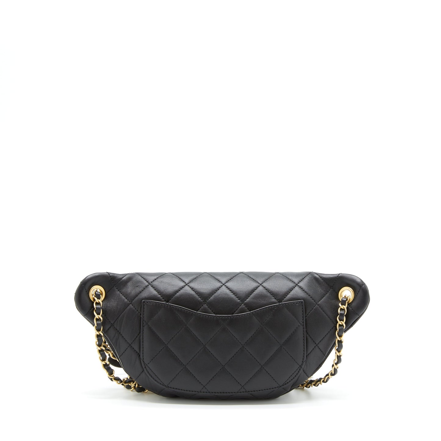 Chanel All About Chains Waist Bag Calfskin Black