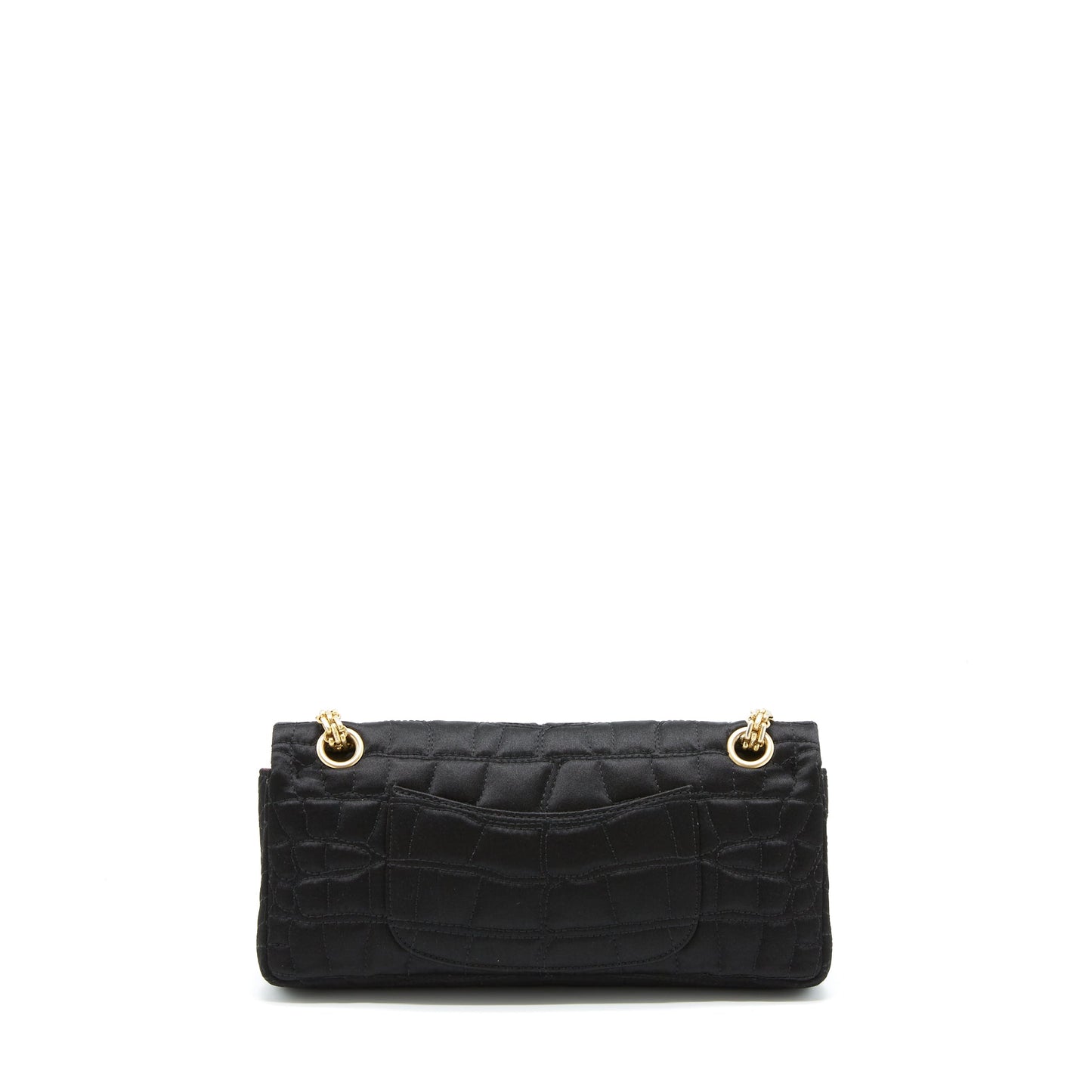 Chanel 2.55 Reissue Flap Bag Satin Black