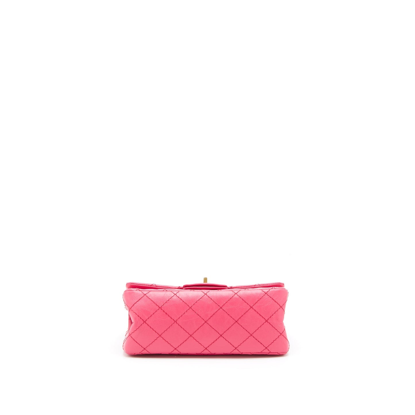 Chanel Mini 2.55 Reissue Flap Bag Aged Calfskin Hot Pink