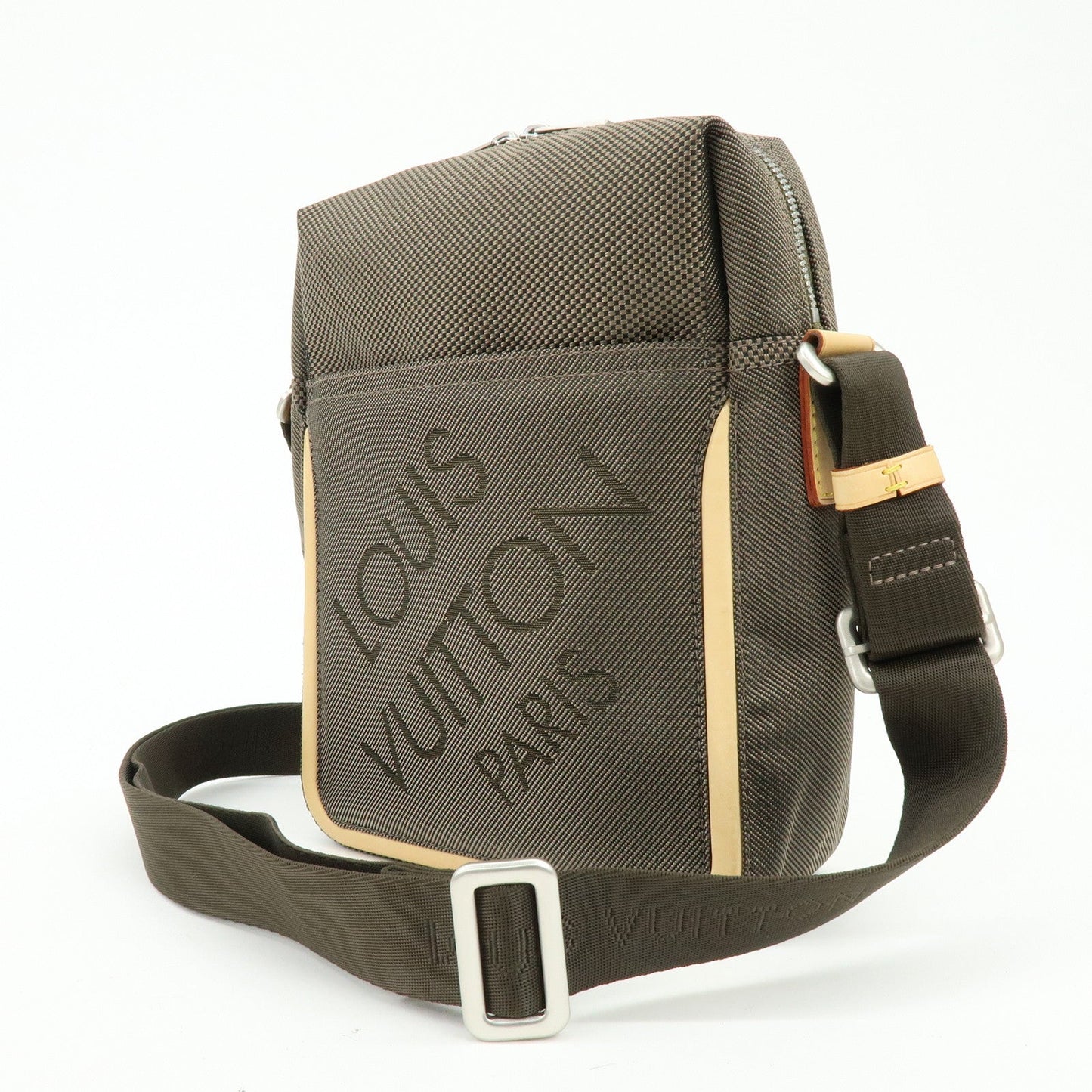 Louis Vuitton Damier Geant Citadin Shoulder Bag Terre M93040
