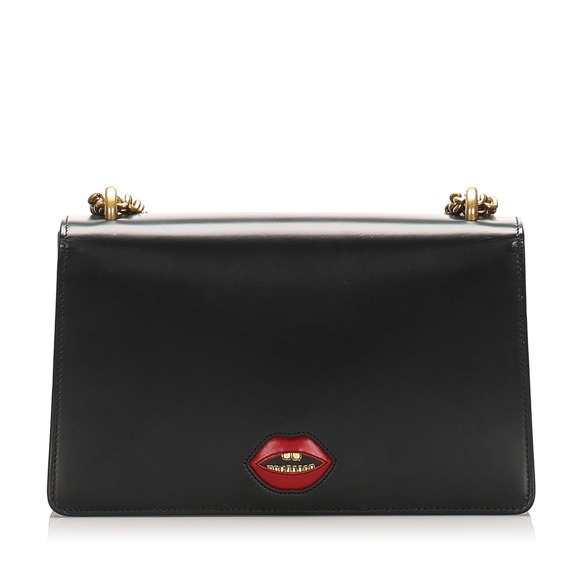 Gucci Chain Leather Shoulder Bag