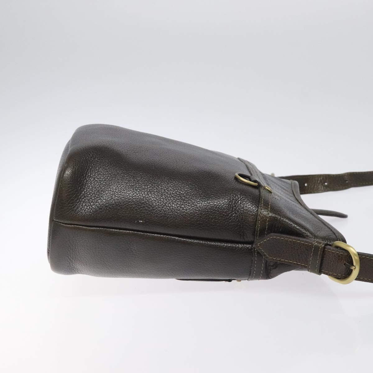 Burberry Brown Leather Shoulder Bag ( )