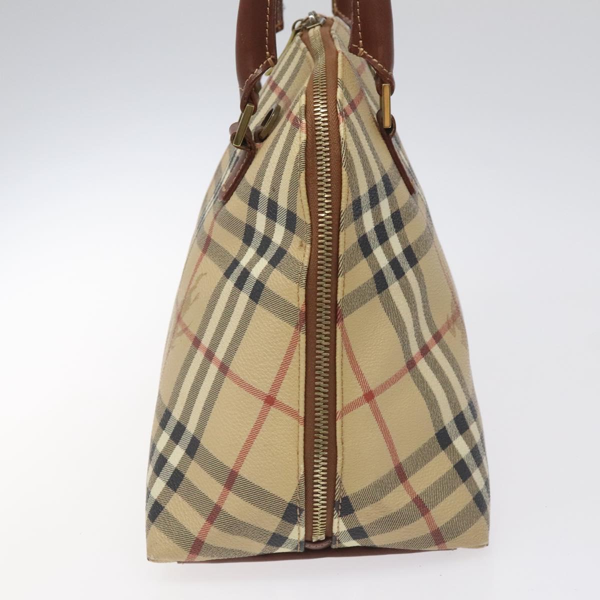 Burberry Nova Check Beige Canvas Handbag ( )