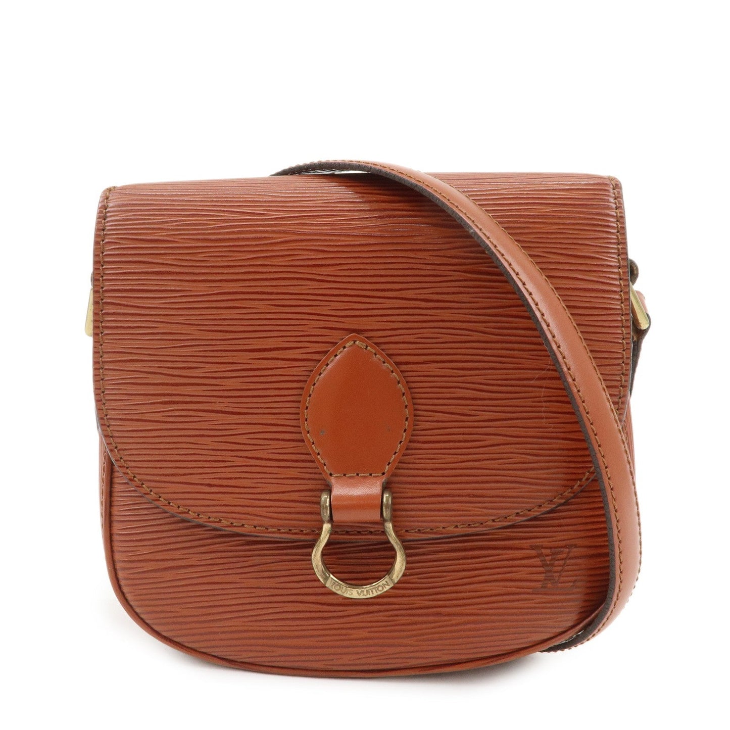 Louis Vuitton Epi Mini Saint Cloud Shoulder Bag Kenya Brown ?52213