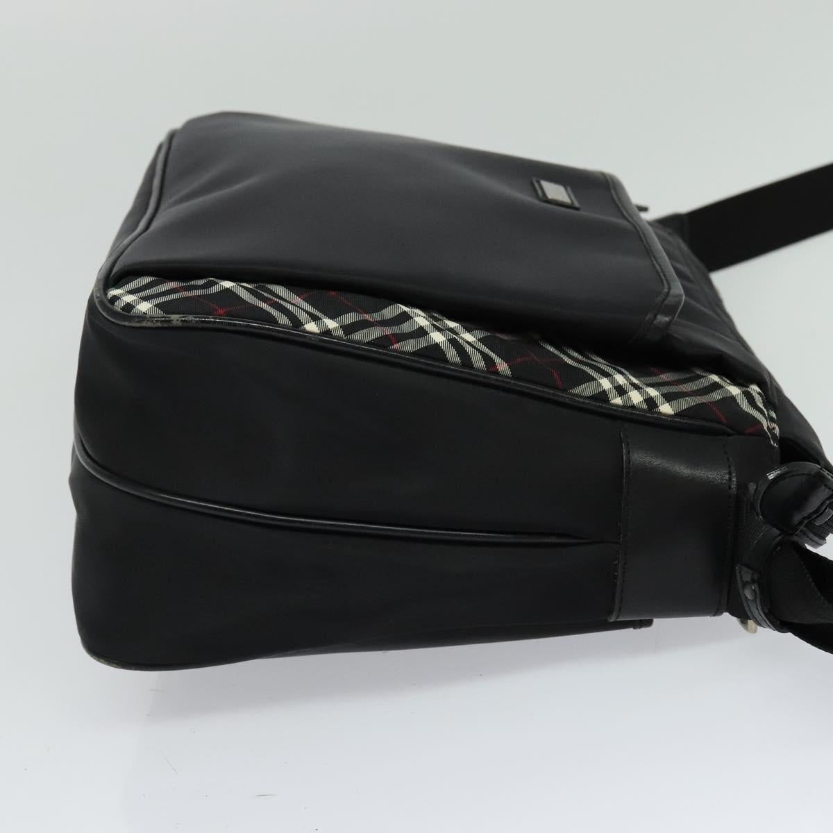 Burberry Nova Check Black Synthetic Shoulder Bag ( )