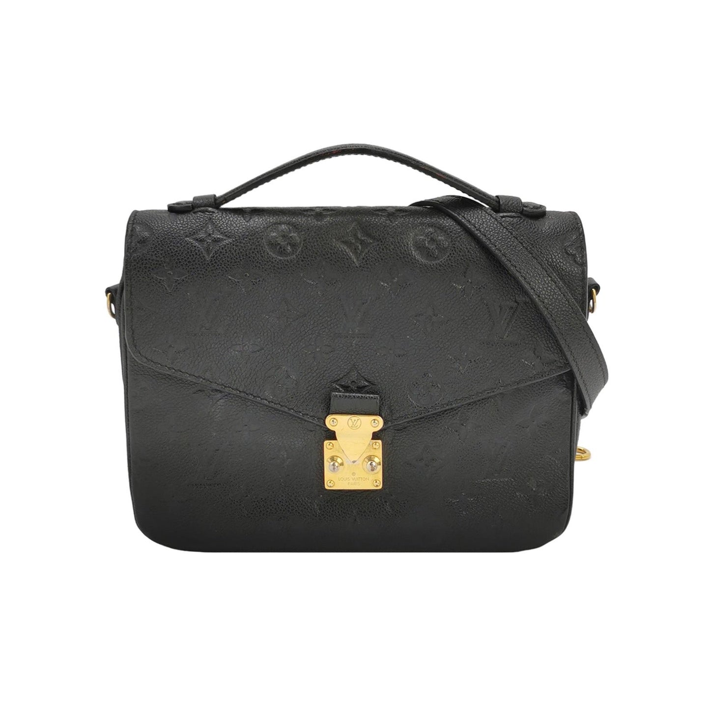 Louis Vuitton Pochette MÃ©tis Monogram Empreinte Leather Black