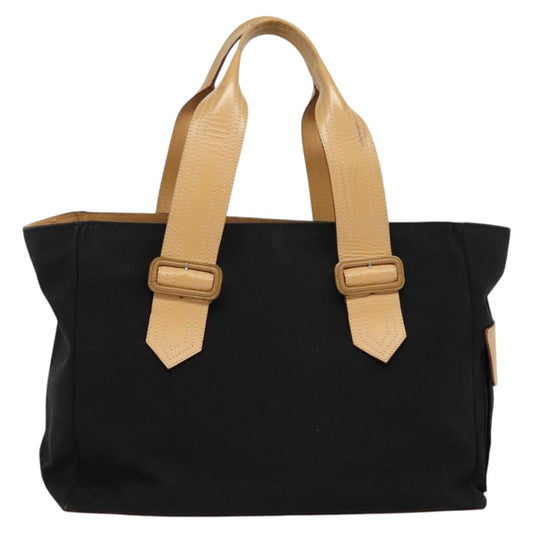 Burberry Nova Check Black Canvas Tote Bag ( )