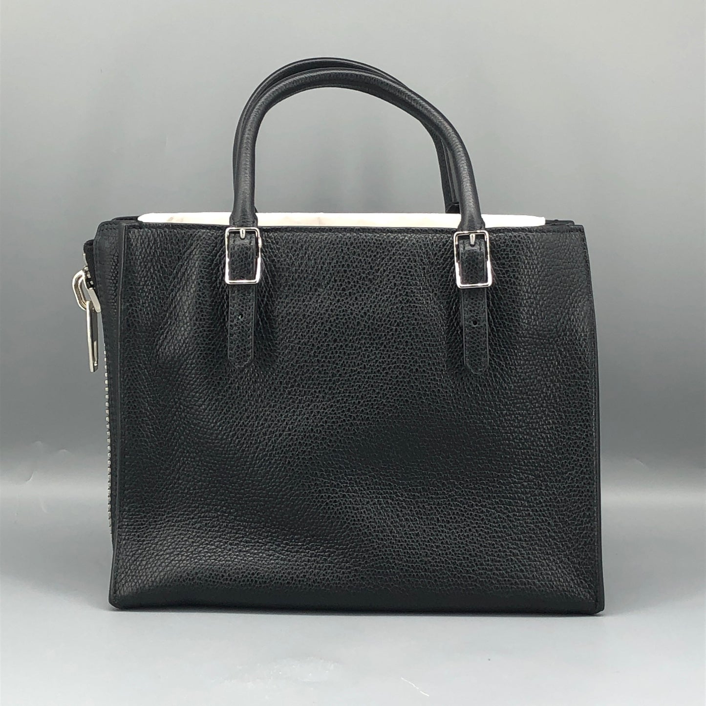 Balenciaga Everyday Small Tote Bag Black Grain Leather