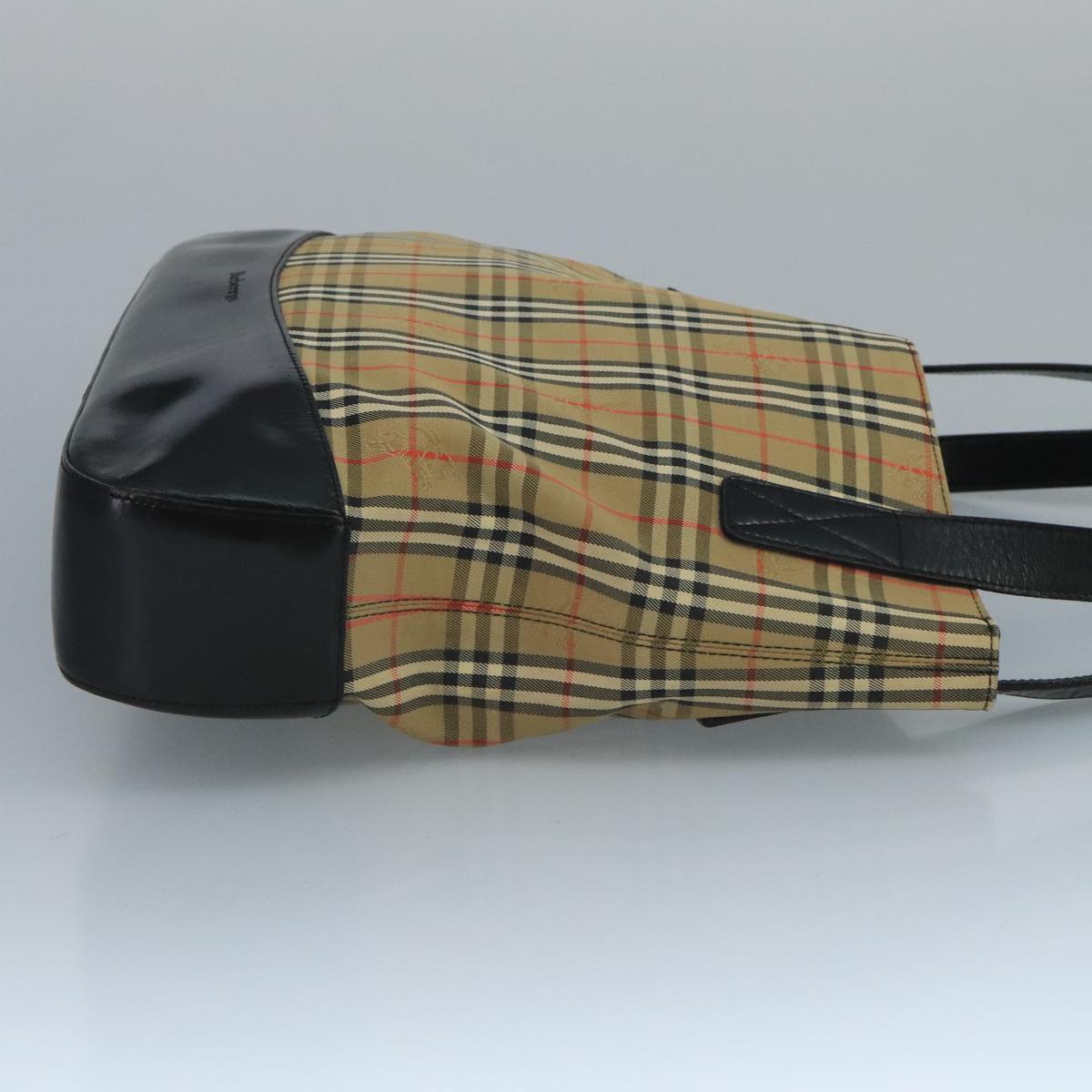 Burberry Nova Check Beige Canvas Tote Bag ( )