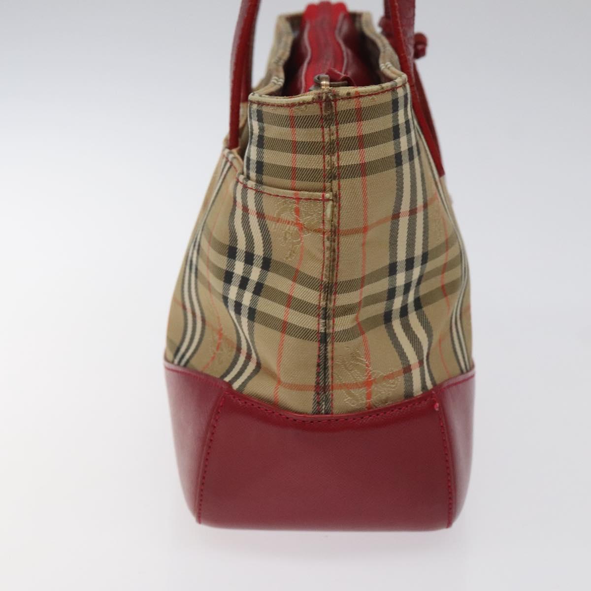 Burberry Nova Check Beige Canvas Handbag ( )