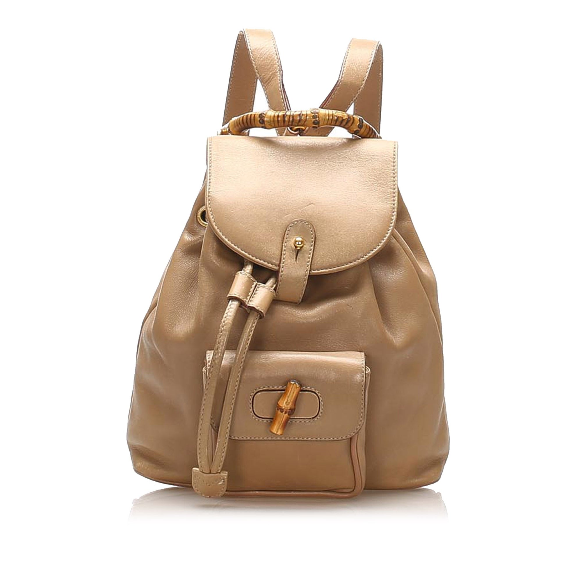 Gucci Twist Leather Top Handle Shoulder Bag