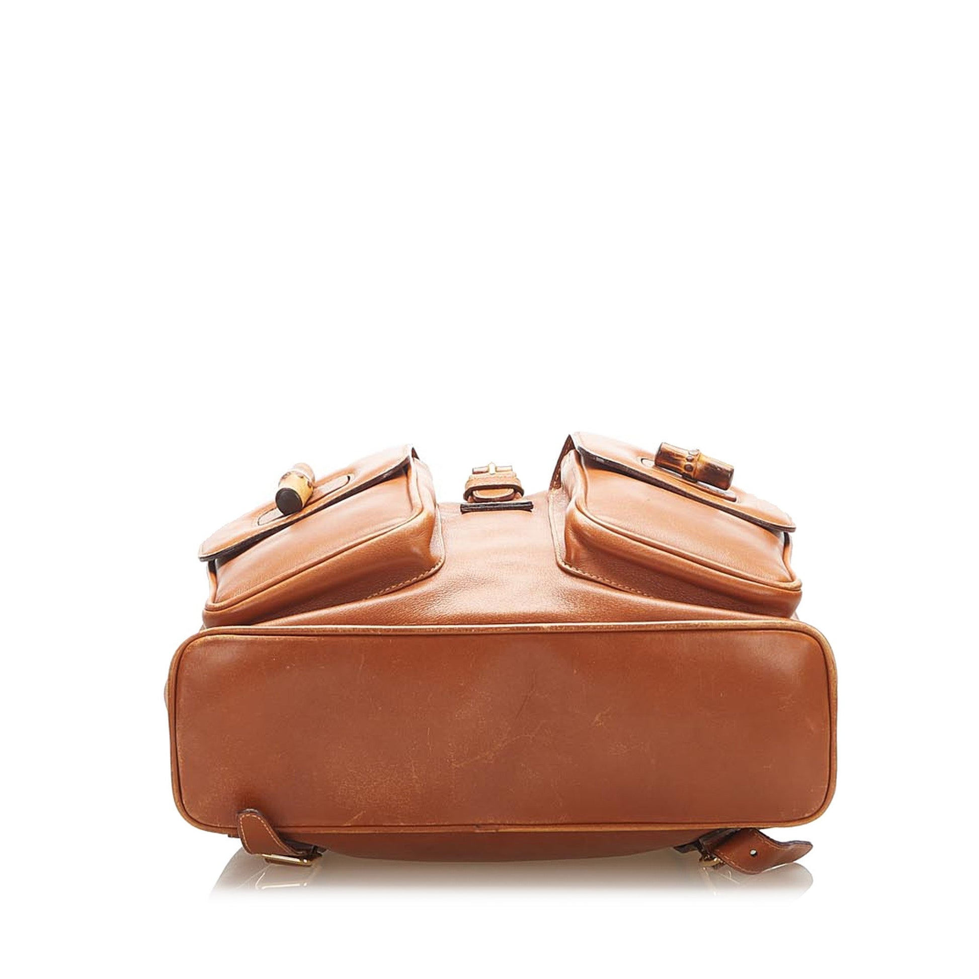 Gucci Twist Leather Top Handle Shoulder Bag