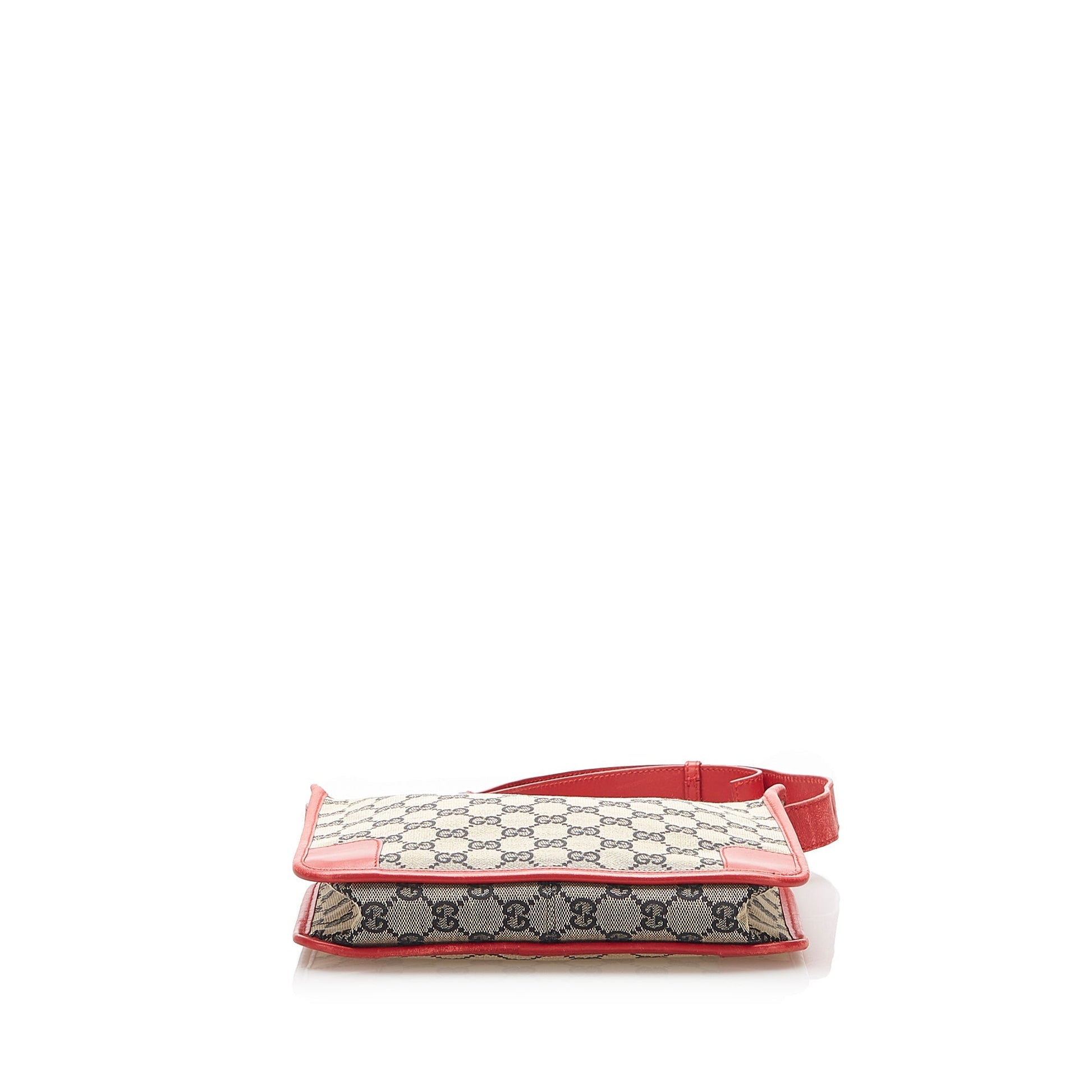 Gucci Leather Canvas Shoulder Bag