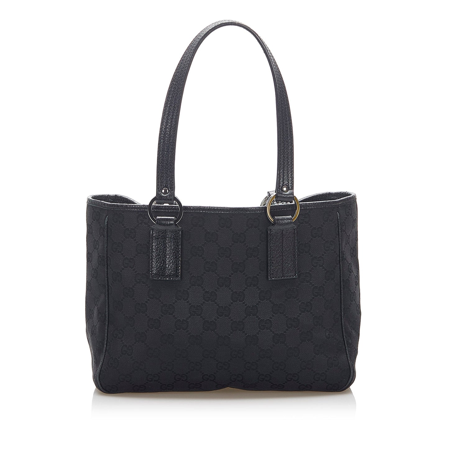 Gucci Leather Canvas Tote