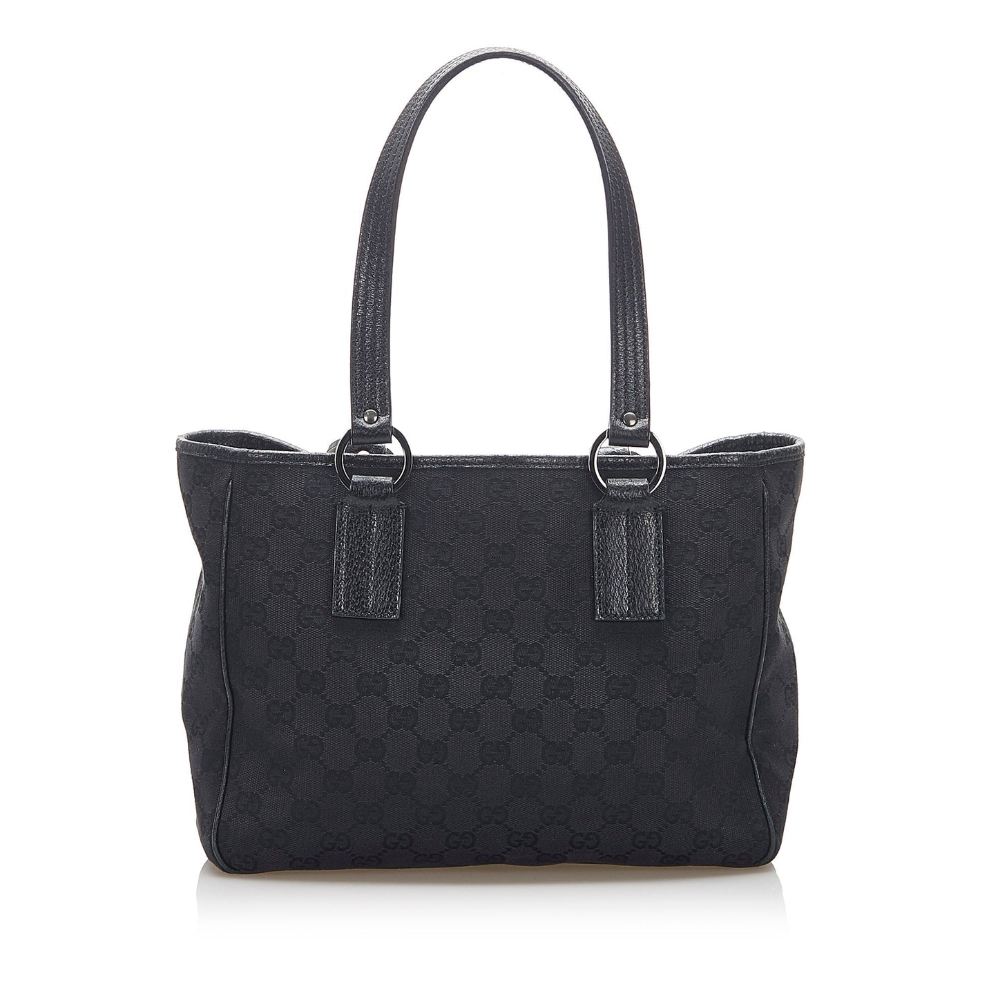 Gucci Leather Canvas Tote