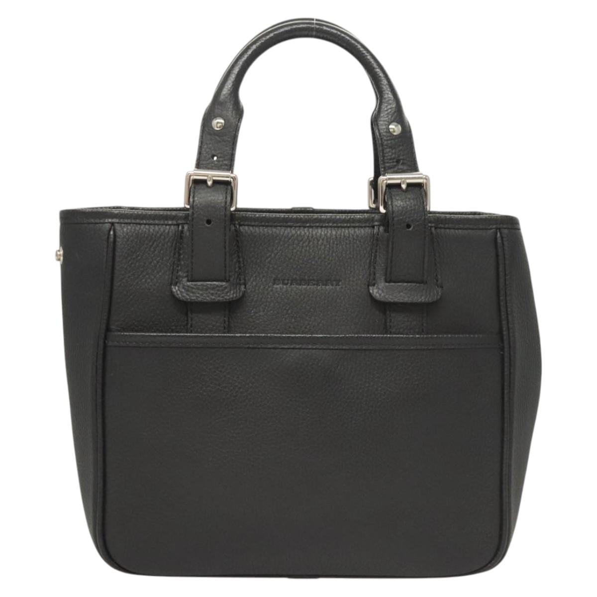 Burberry Black Leather Handbag ( )
