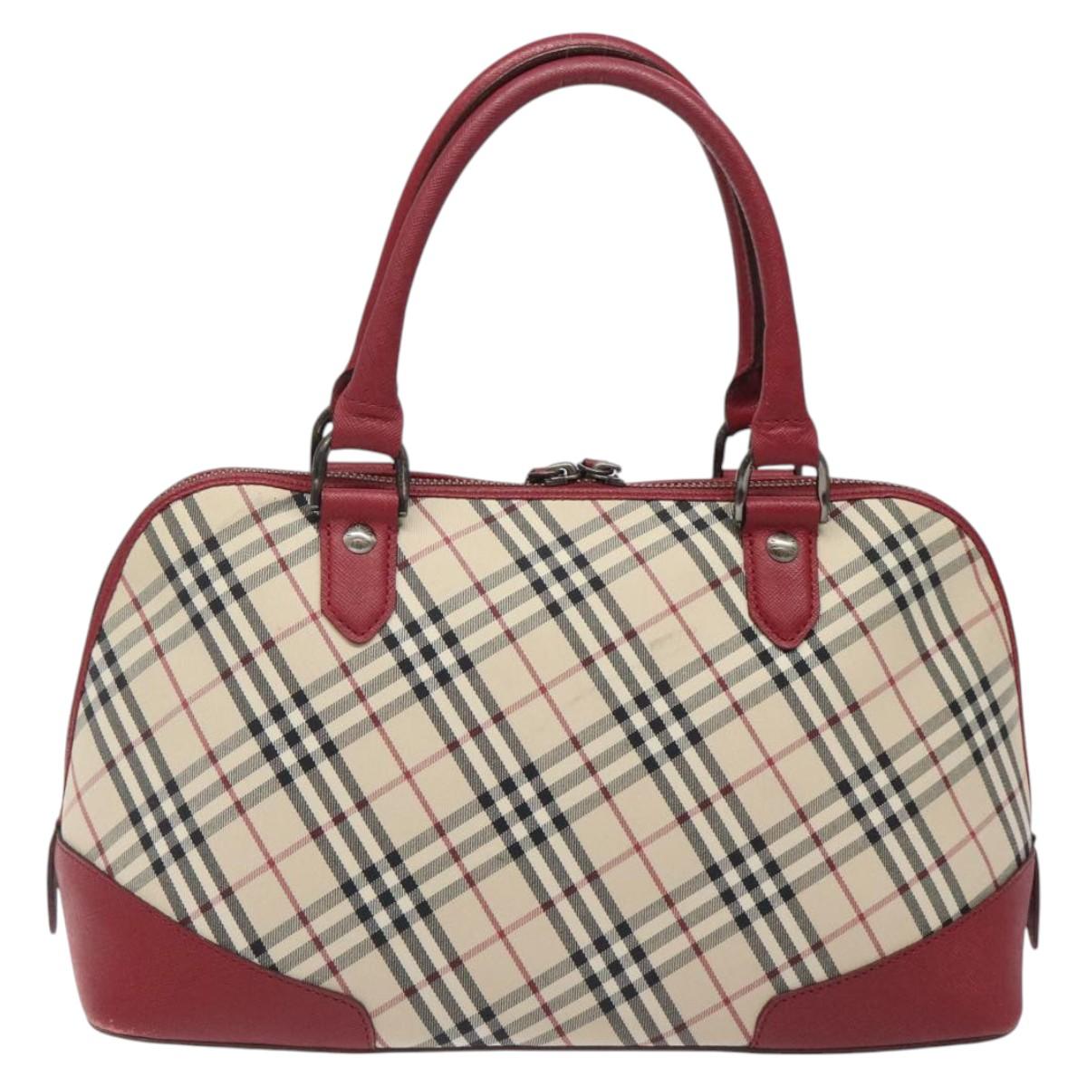 Burberry Nova Check Beige Canvas Handbag ( )