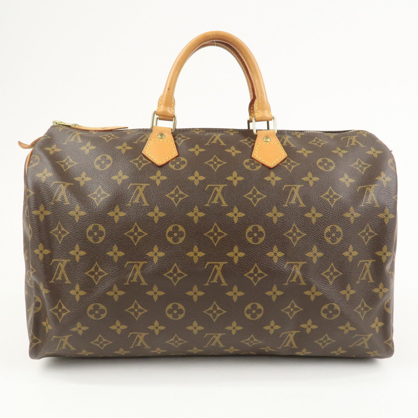 Louis Vuitton Monogram Speedy 40 Hand Bag Boston Bag Brown M41522