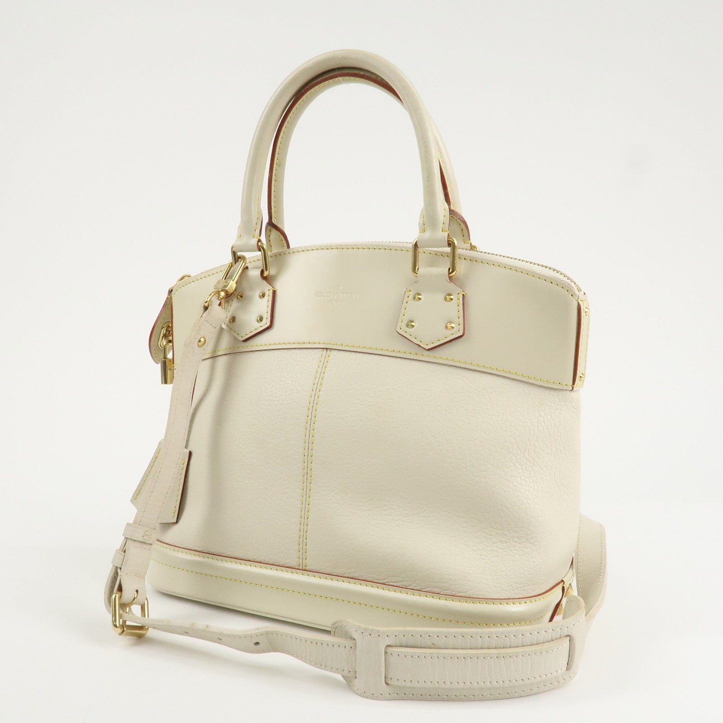 Louis Vuitton Suhari Lockit PM 2Way Hand Shoulder Bag Blanc M91887