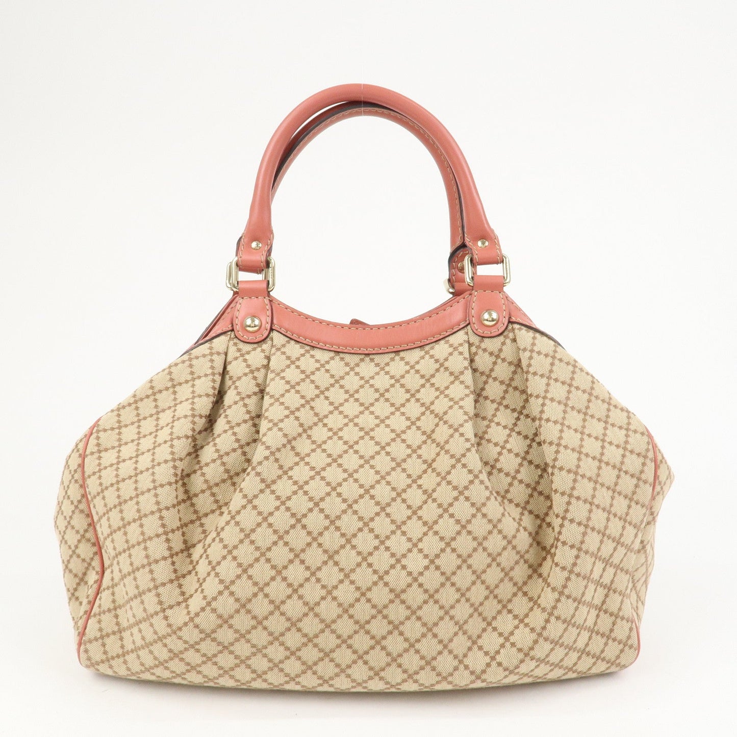 GUCCI Diamante Sukey Interlocking G Tote Bag Hand Bag 211944