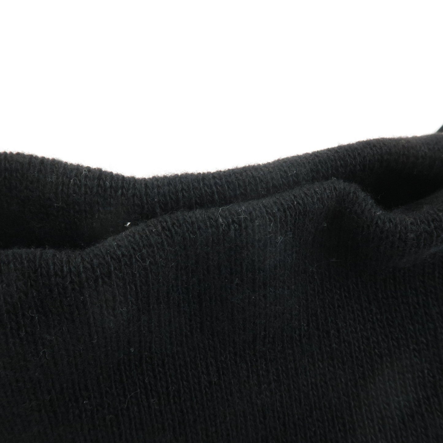 FENDI Wool Leather Tote Bag Shoulder Bag Black 26633