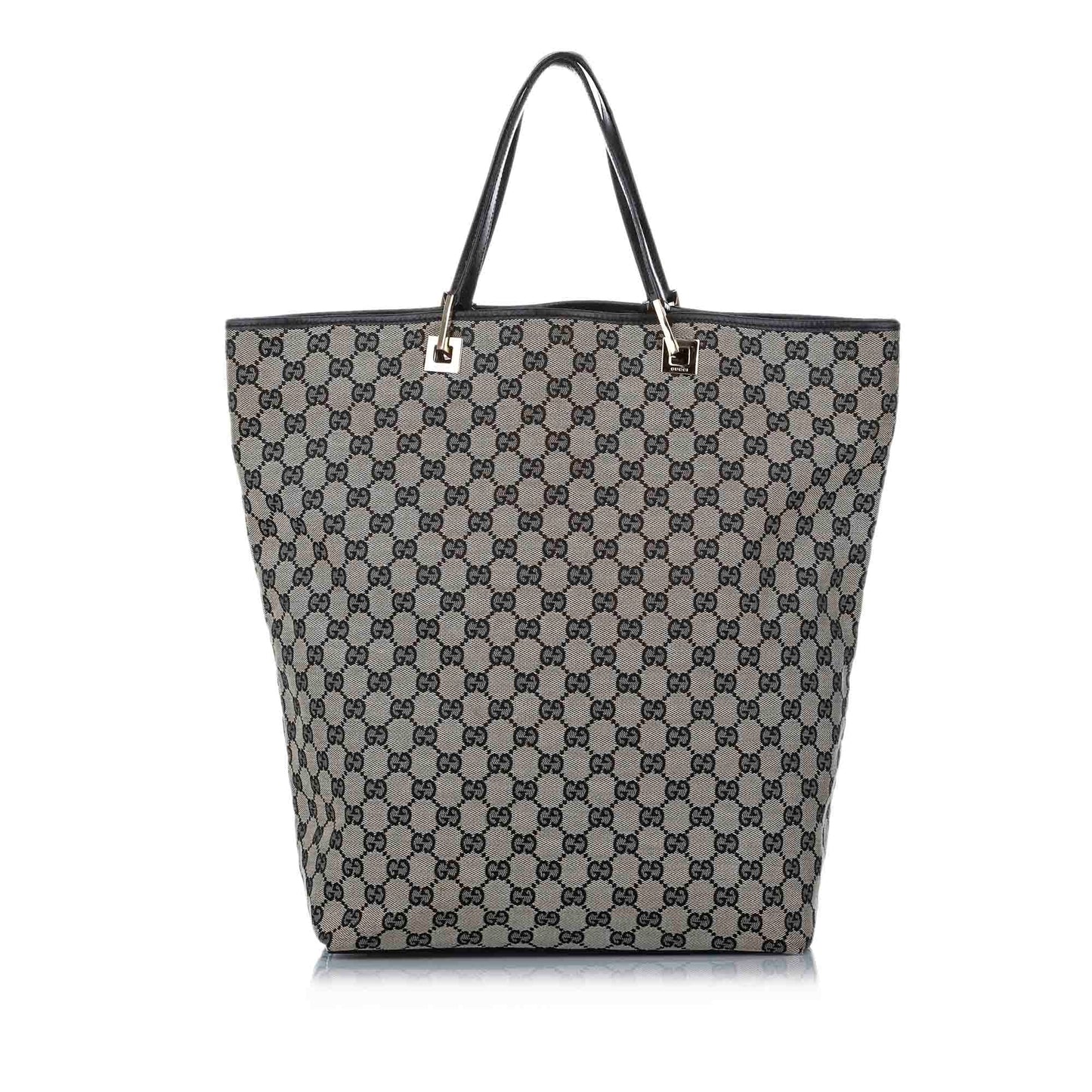 Gucci Leather Canvas Tote